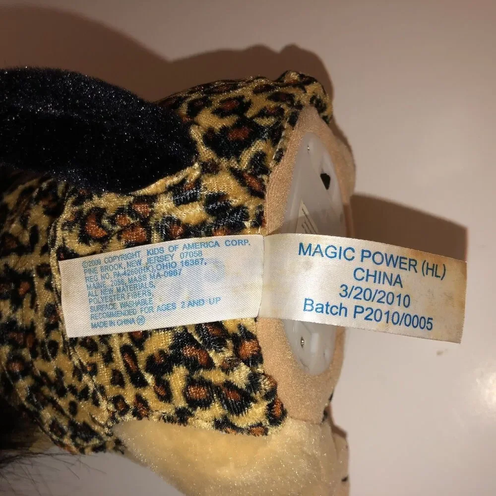 CAVEMAN DOG Kitty Kat Lion The Adam's Family Theme Animated Singing Plush 2009